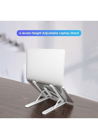 Didadodo 6 Seviyeli Katlanabilir Dizüstü Standı - Ofis & Ev Kullanımı Taşınabilir Stand