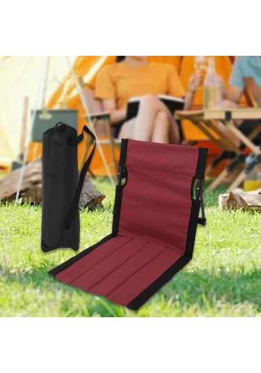 Suntek Açık Hava Plaj Şezlongu, Yürüyüş, Barbekü, Kırmızı