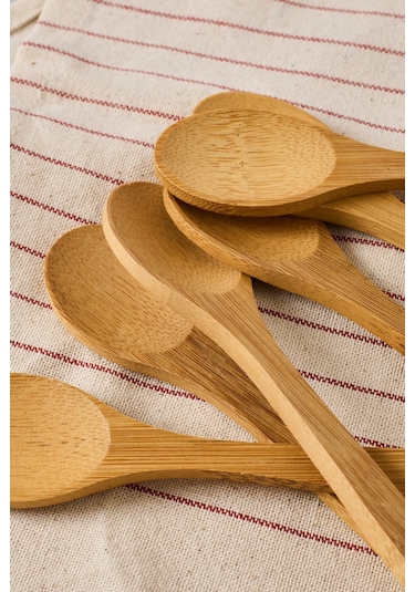 Spicy 6 Parçalı Bambu Baharat Kaşığı Bambu Bambu
