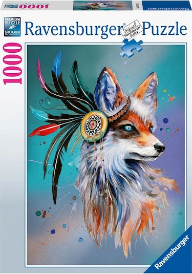 Ravensburger Puzzle 1000 Parça Renkli Tilki 16725