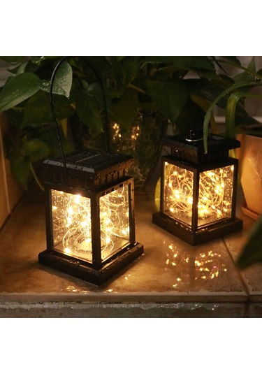 Cbtx Dış Mekan Led Peyzaj Bahçe Işık Dekorasyonu Asılı Yağmur Geçirmez Güneş Işığı Dize Işık - Kanca Versiyonu - Sıcak Beyaz Diğer