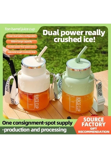 Sandwich 08l Beyaz Alti Bicakli Usb Sarjli Tasinabilir Mini Blender Ve Meyve Soku Makinesi