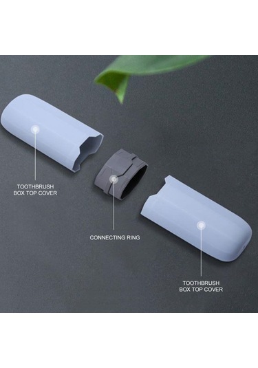 Sones Açık Hava Seyahat Taşınabilir Diş Macunu Diş Fırçası Ev Depolama Bardak Kutusu Kasa Beyaz Diğer