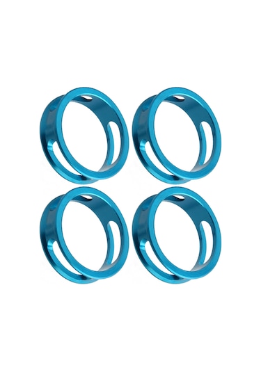 Reedark 28.6mm Alüminyum Bisiklet Kafa Takımı Arkalığı - 4 Adet Mavi, Fren Ve Vites Kolu Konstrüksiyonu İçin Uygun