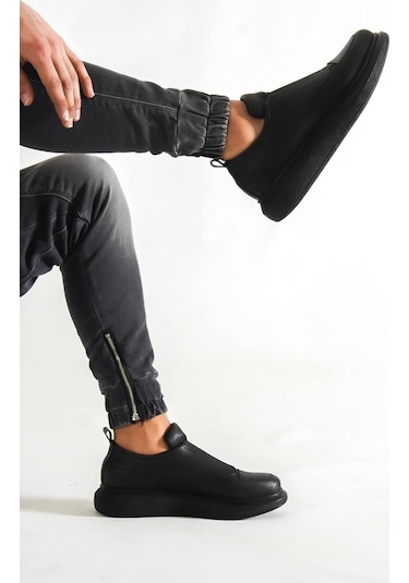 Knack Sneakers Ayakkabı 911 Siyah (Siyah Taban) Siyah