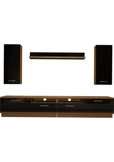 Decoraktiv Trendstyle 5220d Mdf Tv Ünitesi Tv Sehpası Pera - Siyah