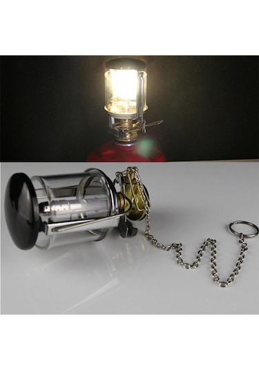 Kamp Gaz Lambası Gaz Feneri Asılı Lamba Fener Dış Mekan Çok Renkli