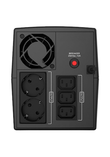 1500va Lıne Interactıve Ups Yeni Nesil Akü 2x12v9ah
