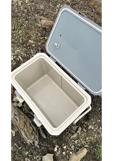 18 Lt Taşınabilir Soğutucu Kamp Dolabı Gri