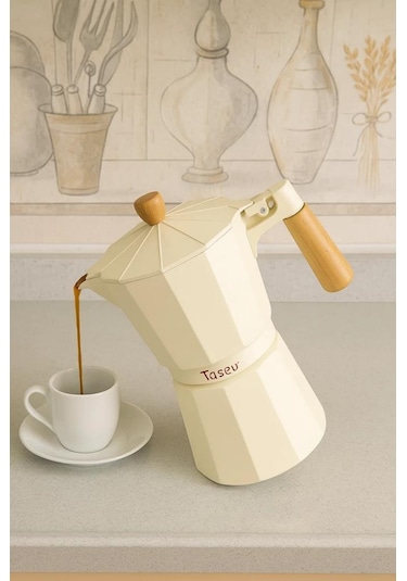 Bambum Garen - Moka Pot 9 Fincan Bej