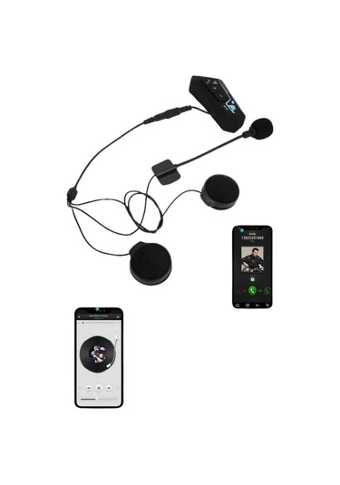 Bfs Intercom Bluetooth Kask Kulaklık Motosiklet Kulaklık 5.0 Bluetooth