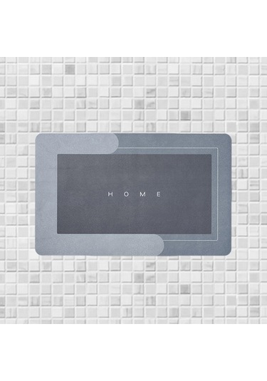 Suntek Kapı Paspası Giriş Çabuk Kuruyan Halı Zemin Mavi 40x60cm Kayıt