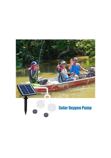 Xindoker Güneş Enerjili Oksijen Pompası - Akvaryum, Havuz Ve Bahçeler İçin 6v 2w Taşınabilir Şarjlı Model