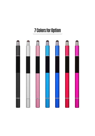 Geeksen "wk-125a 3'ü 1 Arada Dokunmatik Kalem - Telefon/tablet Uyumlu Metal Gövdeli Hassas Stylus Seti Kırmızı "