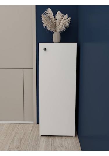 1 Kapaklı Çok Amaçlı Dolap Beyaz