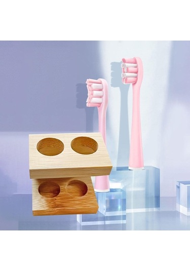 Pazly Tutucu Suntek Odun Kafaları Fırçası Elektrikli Diş Ahşap 2-delik Nw Diğer