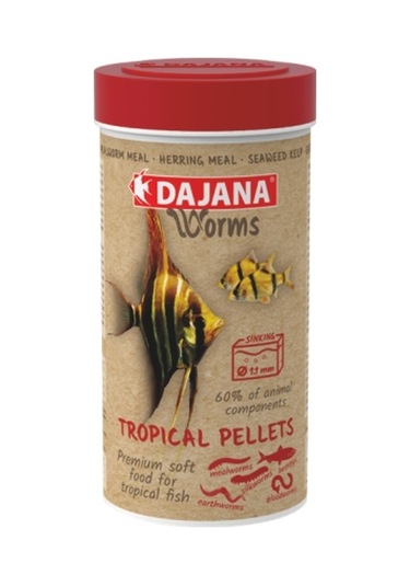 Dajana Worms Tropical Pellets Soft 100 Ml 50 Gr