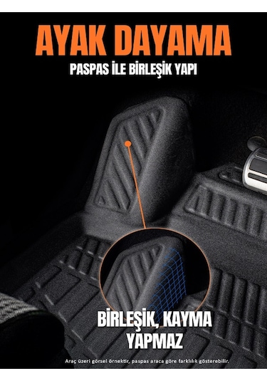 Vw Passat B6 3d Havuzlu Paspas 2005 2006 2007 2008 2009 2010 Model Kokusuz