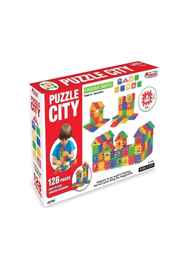 Fen Toys Puzzle City 128 Parça 3703