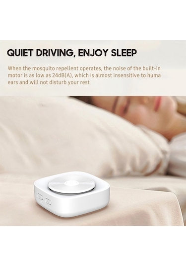 Tongxida Mini Aromaterapi Cihazı - Led Gece Lambası, Sinek Kovucusu, Ev/araç/dış Mekan İçin, Abs Materyal