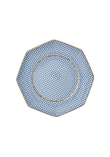 Lamedore Tea Delight 17 Cm Blue Regency Damask 1 Adet