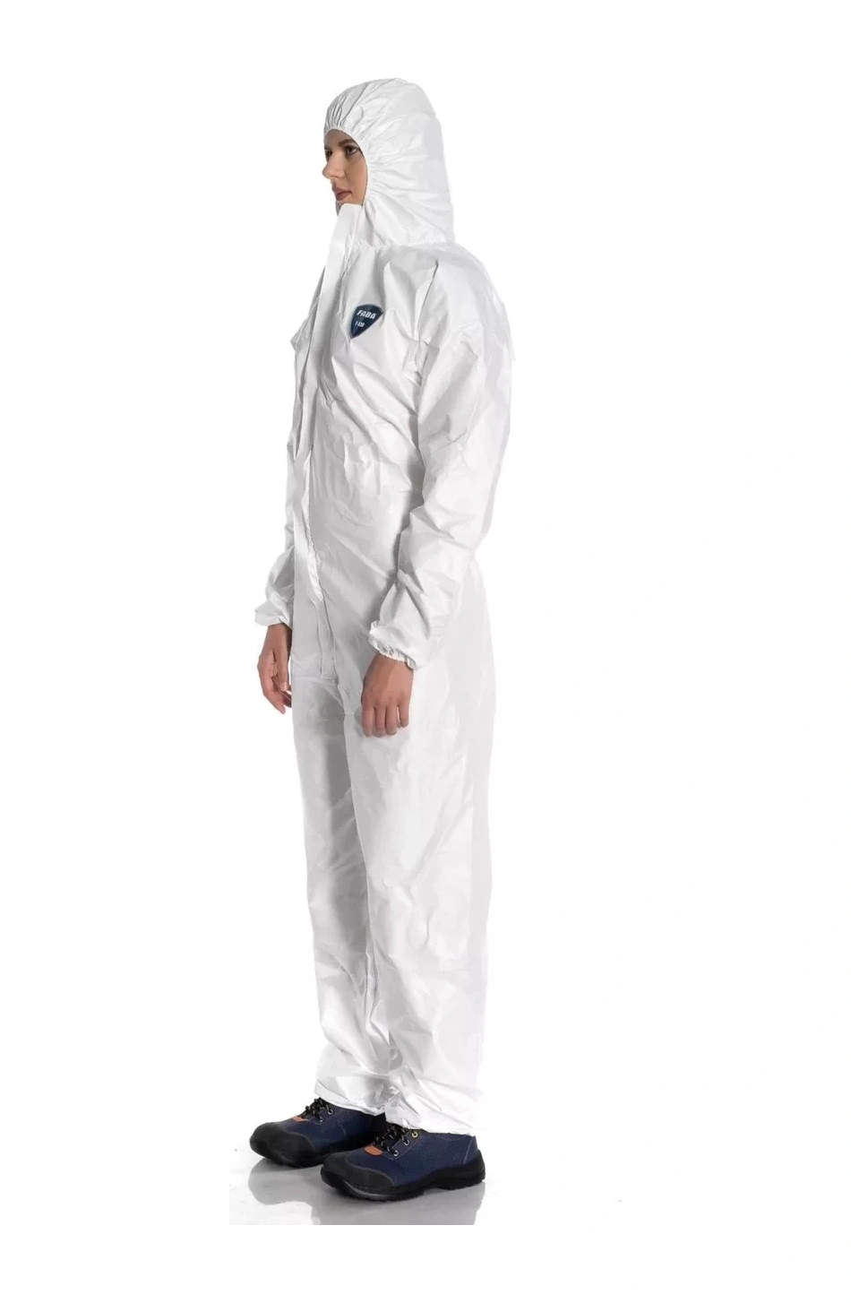 Tek Kullanımlık Koruyucu Tulum İş Güvenliği 530 Faba Tip Antistatik Nefes Alabilir
