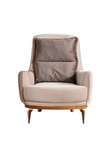 Berjer Berjer Tekli Koltuk Krem Krem