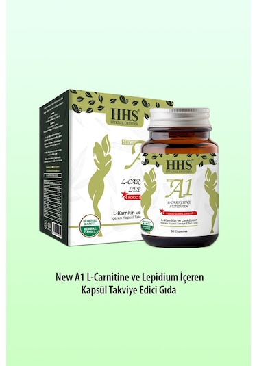 New A1 L Carnitine Lepidium Bitkisel Kapsül Aromasız