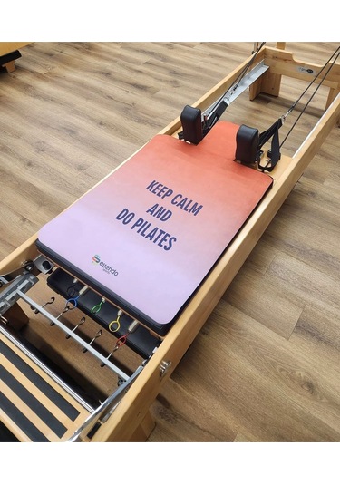 Keep Calm And Do Pilates' Turuncu Reformer Mat Pilates Matı Turuncu