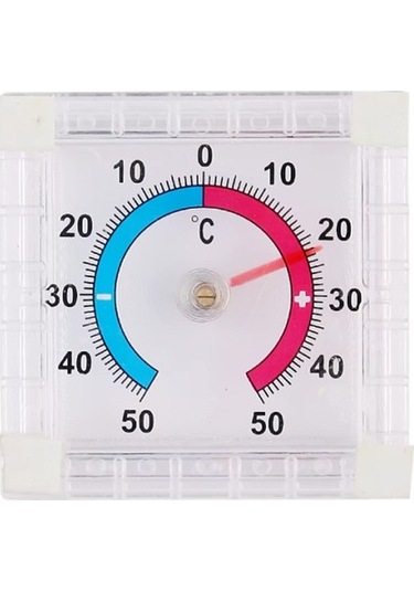 Periboia Bimetalik Kare Termometre