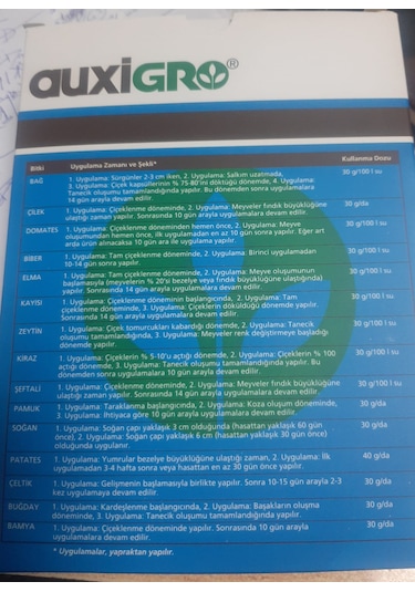 Auxigro Bitkisel Menşeli Aminoasit İçeren Katı Organik Gübre 200 G