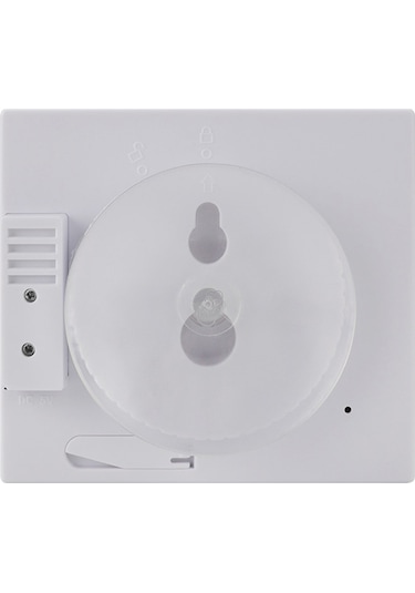 Geeroyoo Ip65 Su Geçirmez Dijital Saat - Lcd Ekranlı Oda Sıcaklık Nem Ölçer, Alarm, Geri Sayım Ve Zaman Gösterici Fonksiyonları Beyaz Beyaz