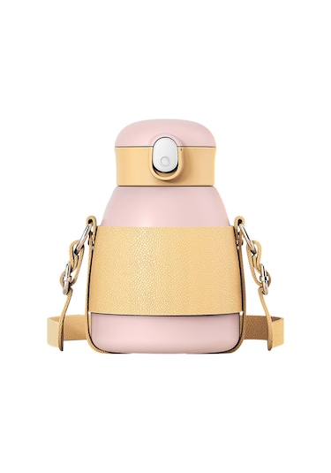 Suntek Spor Yetişkin Çocuklar Pembe Için Saman 480ml Ile Vakum