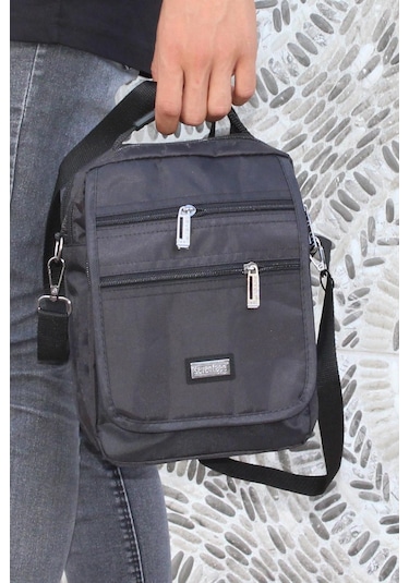 Mergenshoes Svn Sv72 Siyah Polyester Kumaş Erkek El Omuz Çantası Siyah