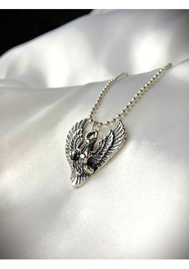 Gotik Kartal Pençe Gümüş Kaplama Erkek Kadın Kolye Çok REnkli