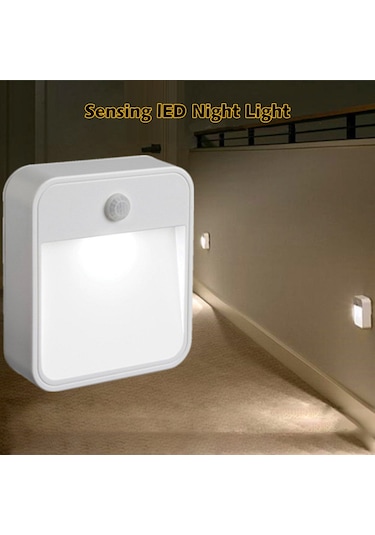 Konesam 3'lü Led Topuk Lambası, 100 Algılama Açısı, 30 Saniye Süre, Abs+pc Malzeme, 0.3w Enerji Verimli Diğer