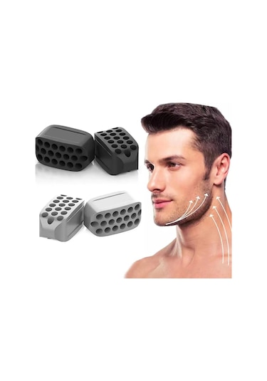 Vkemall Genç Ve Sıkı Bir Çene Hattı İçin Silikon Çene Egzersiz Topu Seti - 3'lü Paket