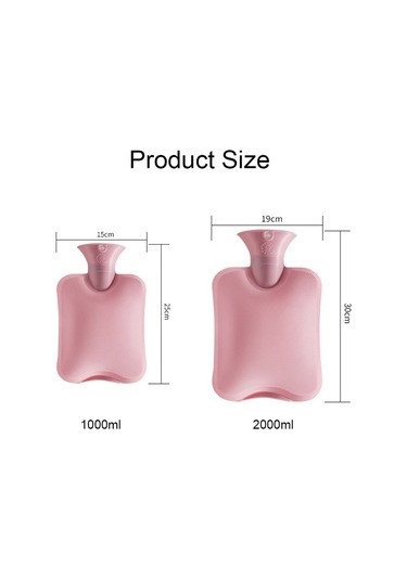 Büyük Patlamaya Dayanıklı Su Enjeksiyonlu Pvc Sıcak Su Torbası, Özellikler: 1000ml Koyu Gri