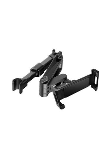 Pazly Evrensel Araba Başlıklı Tablet Tutucu - Telefonlar Ve İpadler İçin Ayarlanabilir Arka Koltuk Montaj Standı Black, S Black, S