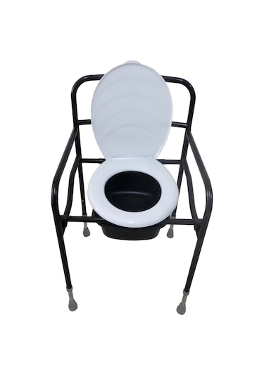 Medikaltec Katlanabilir Komot Seyyar Hasta Tuvaleti Klozet Yükseltici Taşınabilir Wc Tuvalet
