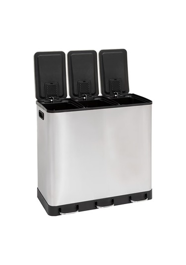 Arıane-metal Pedallı 3 18 Lt.çöp Kutusu/çelik Metal