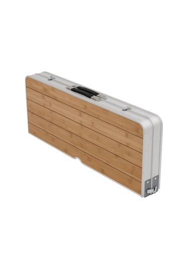 Outwell Dawson Picnic Table Premium Bambu Katlanır Sandalye Masa Seti