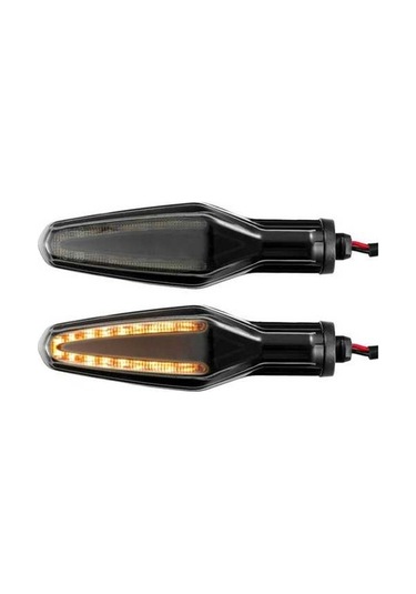 Pazly Su Geçirmez Motosiklet Gösterge Işıkları Ve Dönüş Sinyali Lmk00279 Siyah