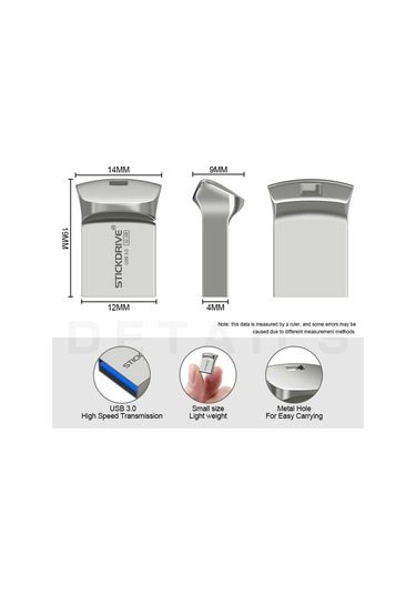 Sones Stıckdrıve 32gb Usb 3.0 Yüksek Hızlı Yaratıcı Metal U Disk