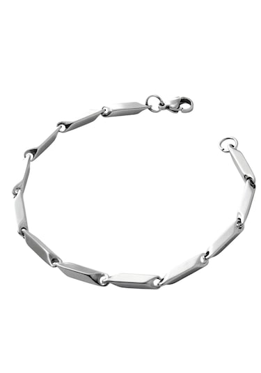 Çelik Bileklik Titanyum Melon Düz Model 3 Mm Kalınlık 21 Cm Uzunluk Gümüş Silver Gümüş