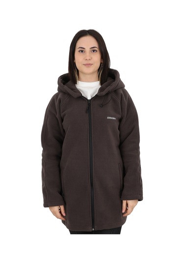 Kadın Antrasit Polar Ceket - Zenobya Antrasit