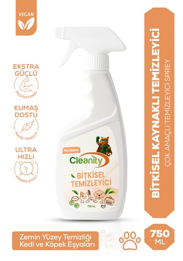 Bitkisel Temizleyici - Pet Cleaner 750ml Evcil Hayvan Alanlarında Doğal Temizlik Tekli