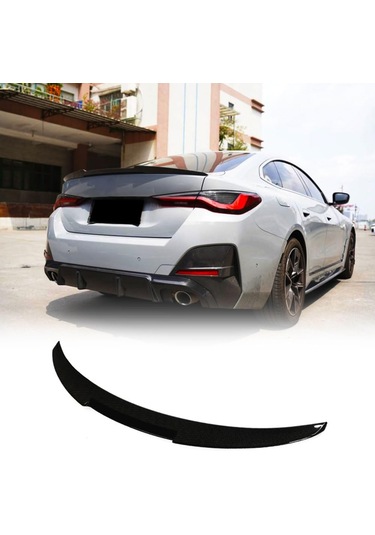 Bmw G26 Yarasa M4 Spoiler İthal Parlak Siyah Abs Plastik 2021+