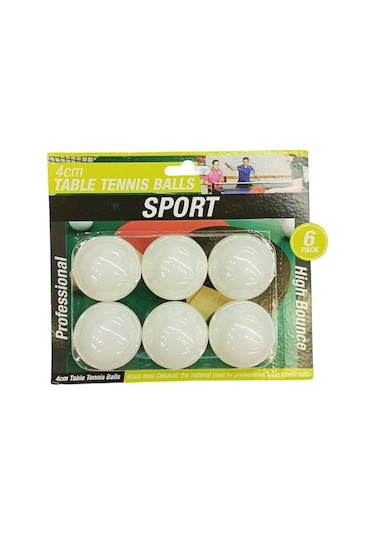 Avessa Spo-026 Kartela Pinpon Topu 6lı