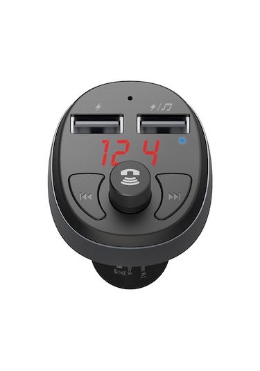 Cc-6880 Fm Transmitter 2 Usb Bluetooth 3.1a Siyah Şarj Cihazı